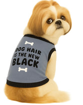 KUTKUT Drooling Spring & Winter Cotton Fleece Sleeveless Shirt for Small Dogs Maltese, ShishTzu, Lhasa etc (Size: L, Chest Girth 45cm,Back Length 34 cm, Pet Weight: 3.5Kg - 6.5Kg)